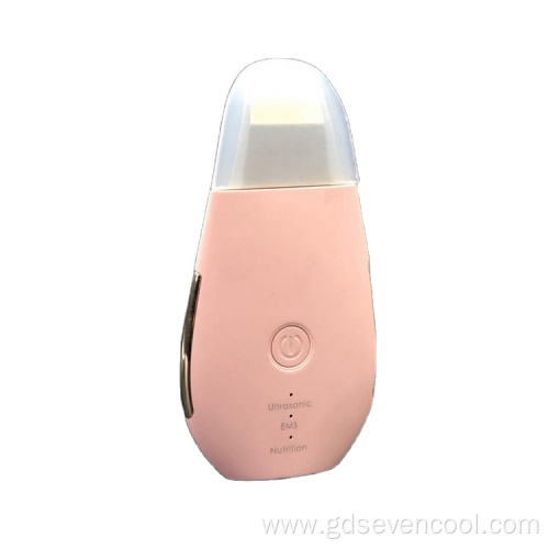 Face Pore Shrinking Cleaner Spatula Ultrasonic Scrubber